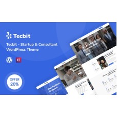Tecbit - Responsive Startup and Consultant WordPress Theme