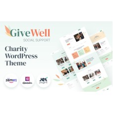 GiveWell - Donation Non-profit Website WordPress Theme