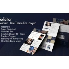 Solicitor - Divi WordPress Theme For Lawyer