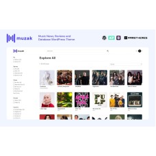 MUZAK - Music News, Reviews and Database WordPress Theme