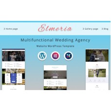 Elmeria | Multifunctional Wedding Agency Website WordPress Theme
