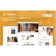 Cleanit  Cleaning Company Service Responsive WordPress Theme