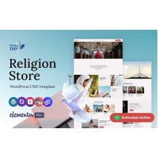 Peace Day - Religion and Buddhist Multipurpose WordPress Elementor Theme
